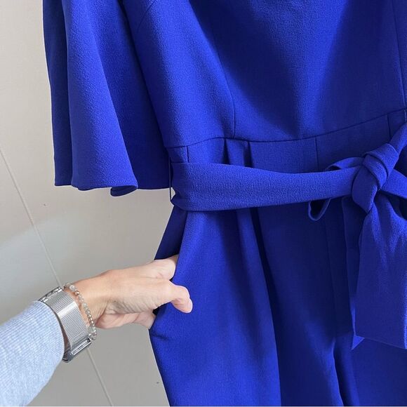 Eliza J Off The Shoulders Bell Sleeves Jumpsuit size - Picture 14 of 15